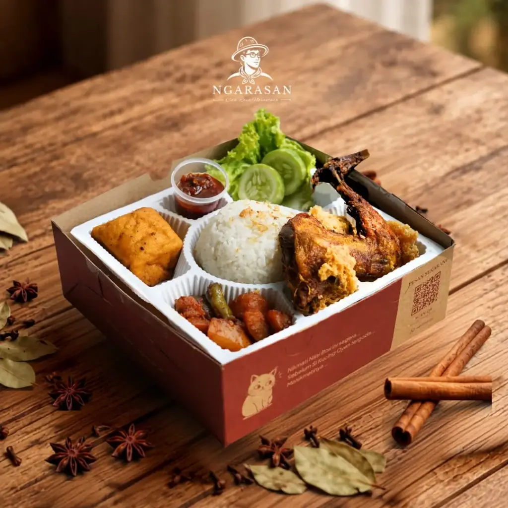 Paket Nasi Box Ayam Kremez Spesial 