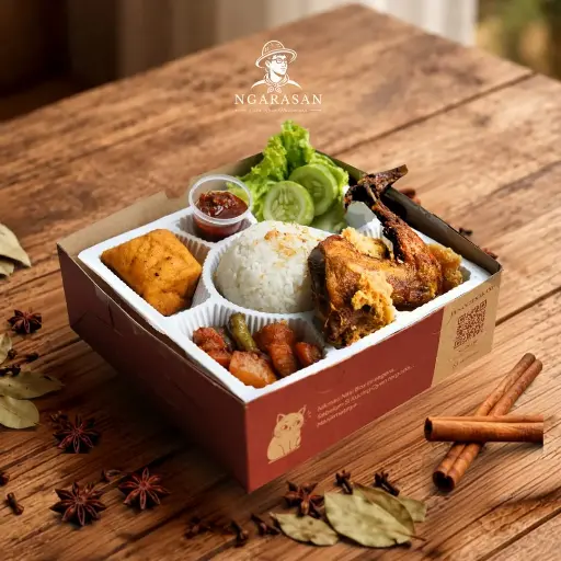 Paket Nasi Box Ayam Kremez Spesial 
