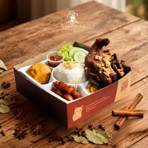 Paket Nasi Box Bebek Kremez Spesial 
